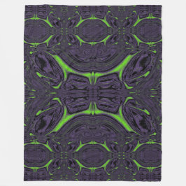 Groene ButterFly 5 Fleece Deken