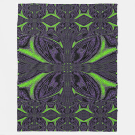 Groene ButterFly 6 Fleece Deken