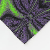 Groene ButterFly 6 Fleece Deken (Hoek)