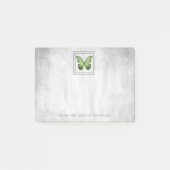 Groene Butterfly Aangepaste notities Post-it® Notes (Voorkant)