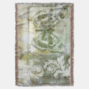 Groene Butterfly Inset with Ironwork Gate Deken