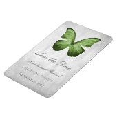 Groene Butterfly sparen de Magnet van de Datum Magneet (Linkerzijde)