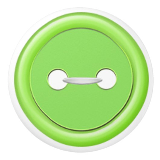 Groene Button Drawer Pull Keramische Knop (Voorkant)