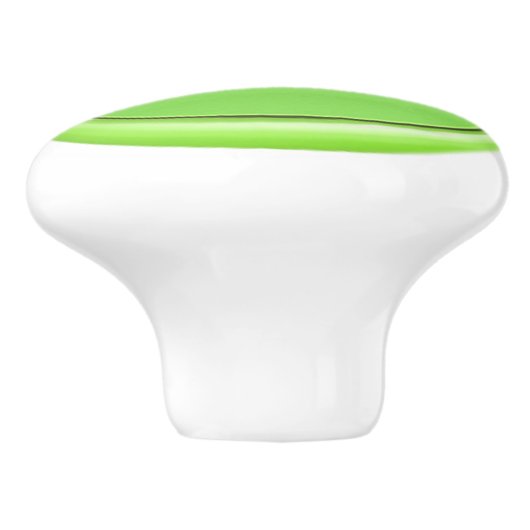 Groene Button Drawer Pull Keramische Knop (Zijkant)