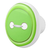 Groene Button Drawer Pull Keramische Knop (Rechts)