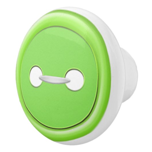 Groene Button Drawer Pull Keramische Knop (Rechts)