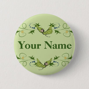 Groene Button met botervaten