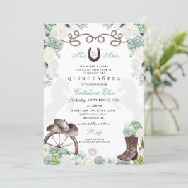 Groene Cacti Westelijke Hoefijzer Charra Quinceane Kaart