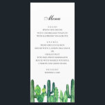 Groene cactus bruiloft menu. Cactussen diner menu<br><div class="desc">Geschikt voor verjaardag,  jubileum en een andere partij ♥ Contacteer me,  gelieve,  als u extra punten nodig hebt.</div>