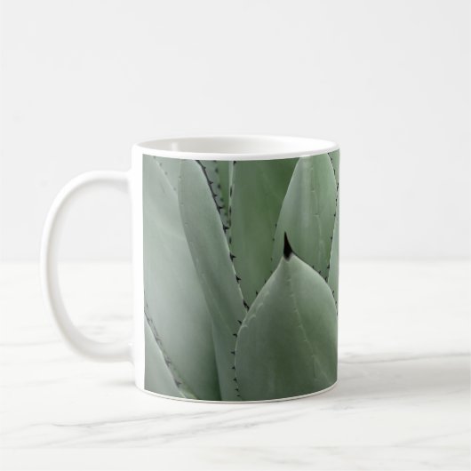 Groene cactus koffiemok (Links)