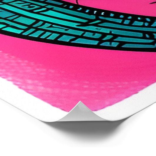 Groene Cactus - Kunstdruk Poster (Hoek)