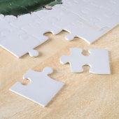 Groene cactus: minimalistische witte achtergrond legpuzzel (Zijkant)
