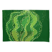 Groene cactus: natuurlijk abstract motief. kussensloop (Voorkant)
