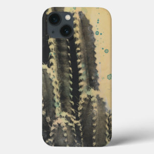 Groene Cactus op gele achtergrond Case-Mate iPhone Case