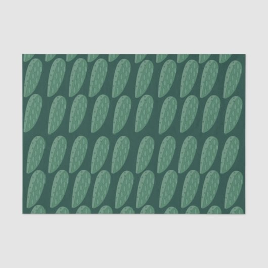 Groene Cactus Tissuepapier (Voorkant)