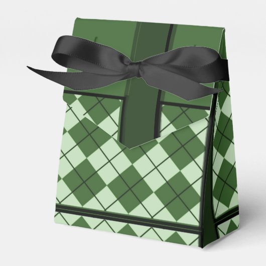Groene cadeaudoos voor Argyle All Purpose Bedankdoosjes (Voorkant Zijde)