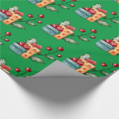 Groene Cadeaus Cadeaupapier (Hoek)