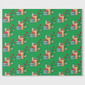 Groene Cadeaus Cadeaupapier (Vlak)