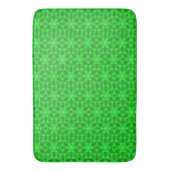 Groene caleidoscoop badmat (Voorkant Verticaal)