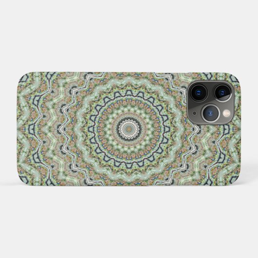 Groene caleidoscoop Case-Mate iPhone case (Achterkant (horizontaal))