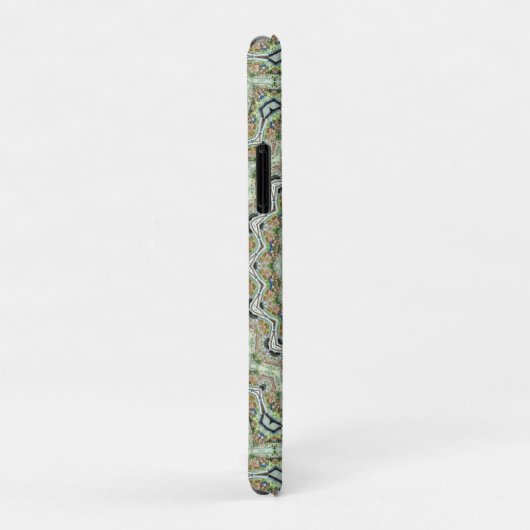 Groene caleidoscoop Case-Mate iPhone case (Achterkant/rechts)