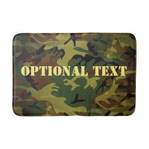 Groene Cammo Badmat