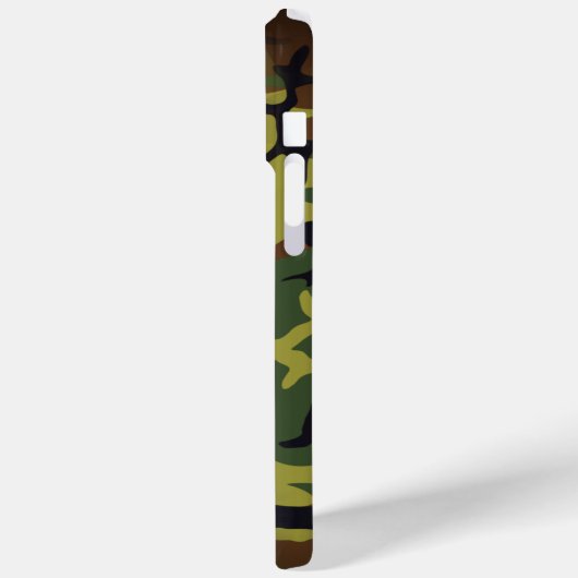 Groene Cammo Case-Mate iPhone Case (Achterkant / Links)
