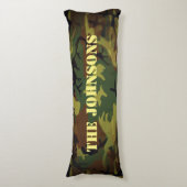 Groene Cammo Lichaamskussen (Voorkant Verticaal)