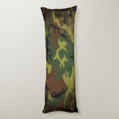 Groene Cammo Lichaamskussen (Achterkant (Verticaal))