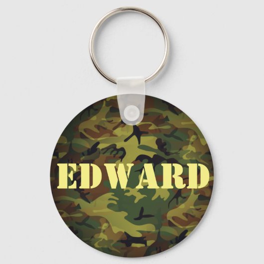 Groene Cammo Sleutelhanger (Voorkant)