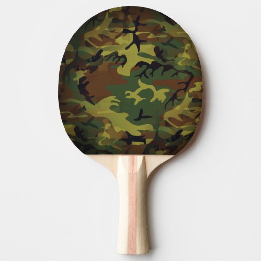 Groene Cammo Tafeltennisbatje (Voorkant)