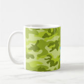 Groene Camo 13.1 Halve Marathon Runner Sportplezie Koffiemok (Links)