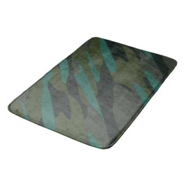Groene Camo Abstract Badmat