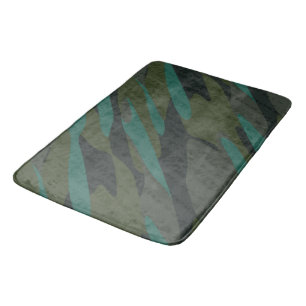 Groene Camo Abstract Badmat