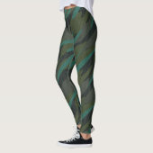 Groene Camo Abstract Leggings (Links)