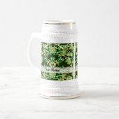 Groene camo bierpul (Voorkant links)