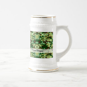 Groene camo bierpul