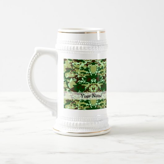 Groene camo bierpul (Links)