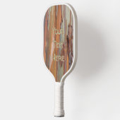 Groene Camo Boomschors 1 Pickleball Paddle (Links)