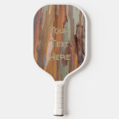 Groene Camo Boomschors 1 Pickleball Paddle (Achterkant)