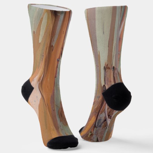 Groene Camo Boomstam Soks Sokken (Gebogen)