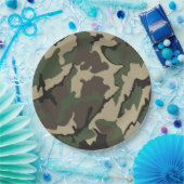 Groene Camo, Borden van papierpartijen Papieren Bordje (Feest)