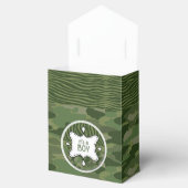 Groene Camo Boy Baby shower Favor Box Bedankdoosjes (Geopend)