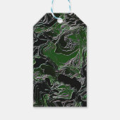 Groene Camo   Cadeaulabel (Voorkant)