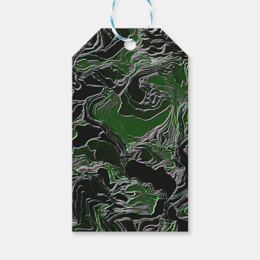 Groene Camo   Cadeaulabel (Voorkant)