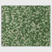 Groene Camo Cadeaupapier (Vlak)