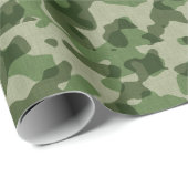Groene Camo Cadeaupapier (Rol Hoek)