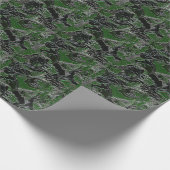 Groene Camo   Cadeaupapier (Hoek)