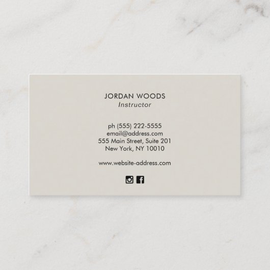 Groene Camo/Camoflauge Pattern Visitekaartje (Achterkant)