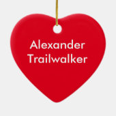 Groene Camo, Camouflage Deer gepersonaliseerd Keramisch Ornament (Achterkant)